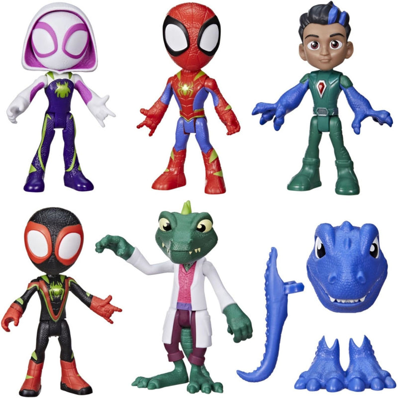 SPIDEY I SUPER KUMPLE DINO-WEBS ZESTAW F - widok 4 opakowania Hasbro szczegoly kolekcja
