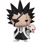 Funko POP ANIMATION BLEACH KENPACHI ZARAKI WITH YA - widok 2 tyl opakowania box back kolekcjonerska