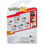 POKEMON CLIP 'N' GO ZESTAW JAZWARES ORYG - widok 3 opakowania szczegoly zabawka kolekcja
