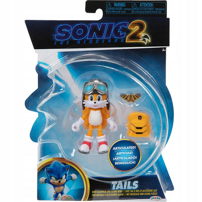 Zabawka SONIC THE HEDGEHOG 2 MOVIE JAKKS PACIFIC  TAILS +  - kolekcjonerska premium zabawki Aseo dla dzieci