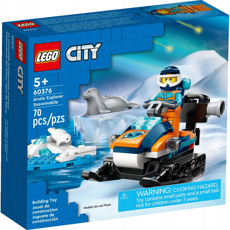 Zabawka LEGO CITY ORYGINALNY ZESTAW KLOCKÓW SKUTER ŚNIEŻNY - kolekcjonerska premium zabawki Aseo dla dzieci
