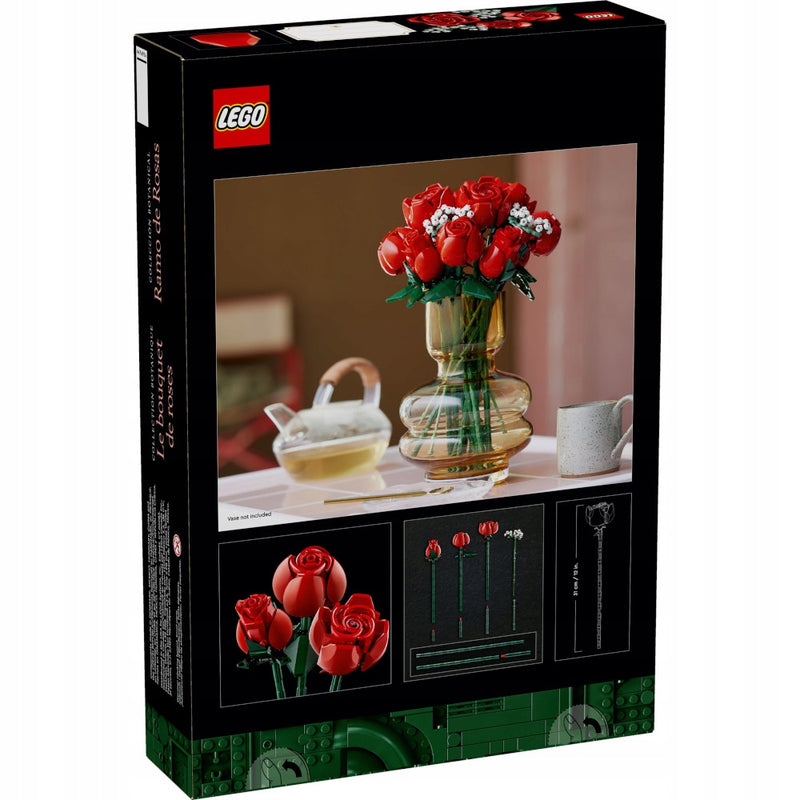 LEGO ICONS BOTANICAL COLLECTION DUŻY ZES - widok 4 opakowania szczegoly zabawka kolekcja