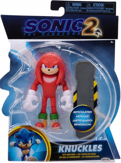 Zabawka SONIC THE HEDGEHOG 2 SEGA  KNUCKLES 10cm - kolekcjonerska premium zabawki Aseo dla dzieci