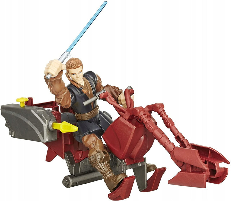 STAR WARS HERO MASHERS JEDI ANAKIN SKYWA - widok 3 opakowania szczegoly zabawka kolekcja