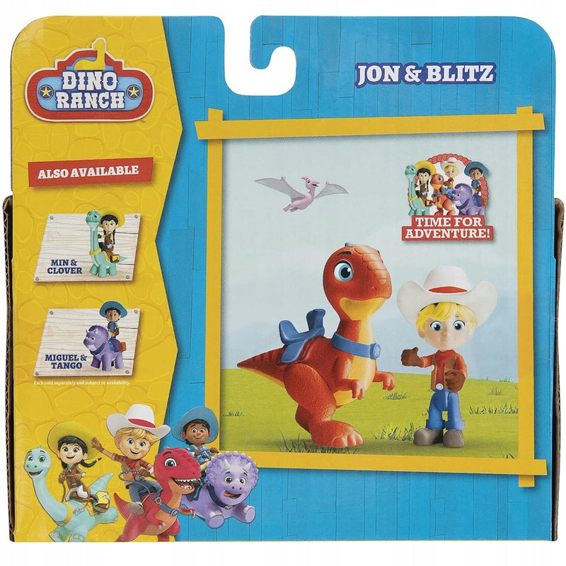 DINO RANCH ZESTAW FIGUREK JAZWARES JON I - widok 4 opakowania szczegoly zabawka kolekcja
