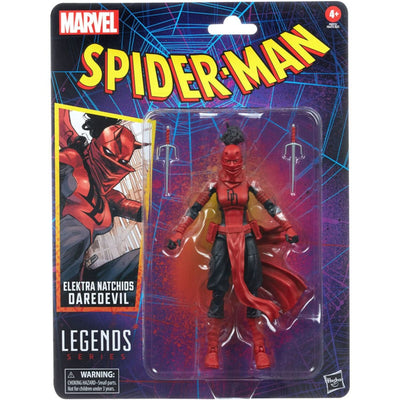 Zabawka MARVEL LEGENDS SERIES SPIDER-MAN RUCHOMA  ELEKTRA  - kolekcjonerska Hasbro premium dla dzieci fanow