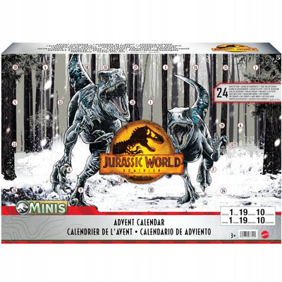 JURASSIC WORLD DOMINION MINIS ZESTAW NIE - widok 2 opakowania szczegoly zabawka kolekcja