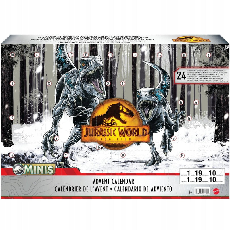 JURASSIC WORLD DOMINION MINIS ZESTAW NIE - widok 2 opakowania szczegoly zabawka kolekcja