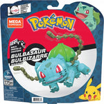 MEGA CONSTRUX POKEMON KLOCKI  BULBASAUR - widok 2 opakowania szczegoly zabawka kolekcja