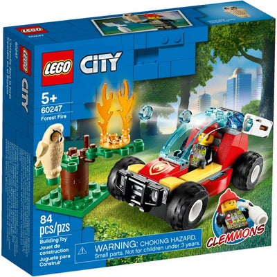 Zabawka LEGO CITY ORYGINALNY ZESTAW KLOCKÓW POŻAR LASU 602 - kolekcjonerska premium zabawki Aseo dla dzieci