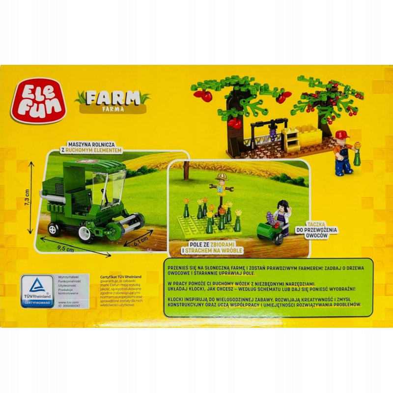 KLOCKI ELEFUN FARM FARMA 8816 - widok 2 opakowania szczegoly zabawka kolekcja collectible