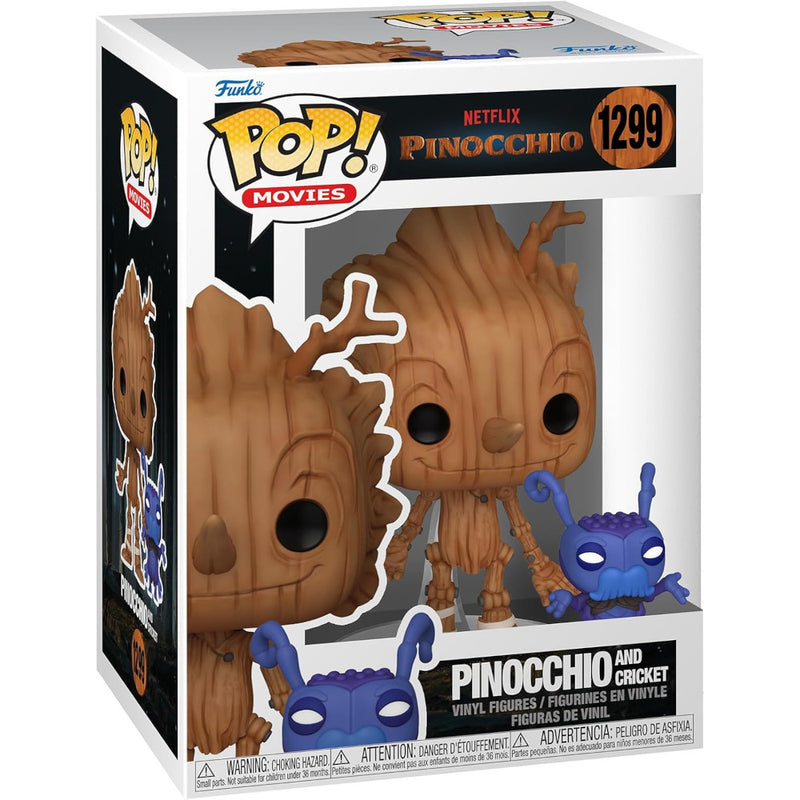 Figurka Funko POP MOVIES NETFLIX PINOCCHIO  PINOCCHIO AND CRICK - kolekcjonerska premium dla fanow kolekcjoner