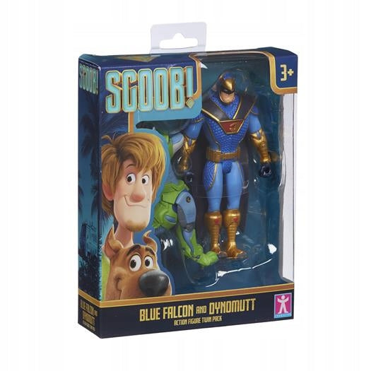 SCOOBY DOO FIGURKI NIEBIESKI SOKÓŁ FALCO - widok 2 opakowania szczegoly zabawka kolekcja