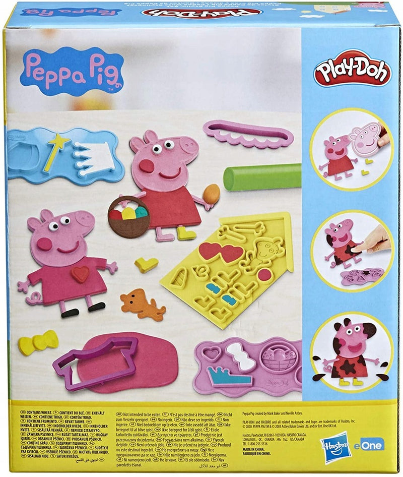 CIASTOLINA PLAY-DOH ŚWINKA PEPPA + 9 TUB - widok 2 opakowania szczegoly zabawka kolekcja
