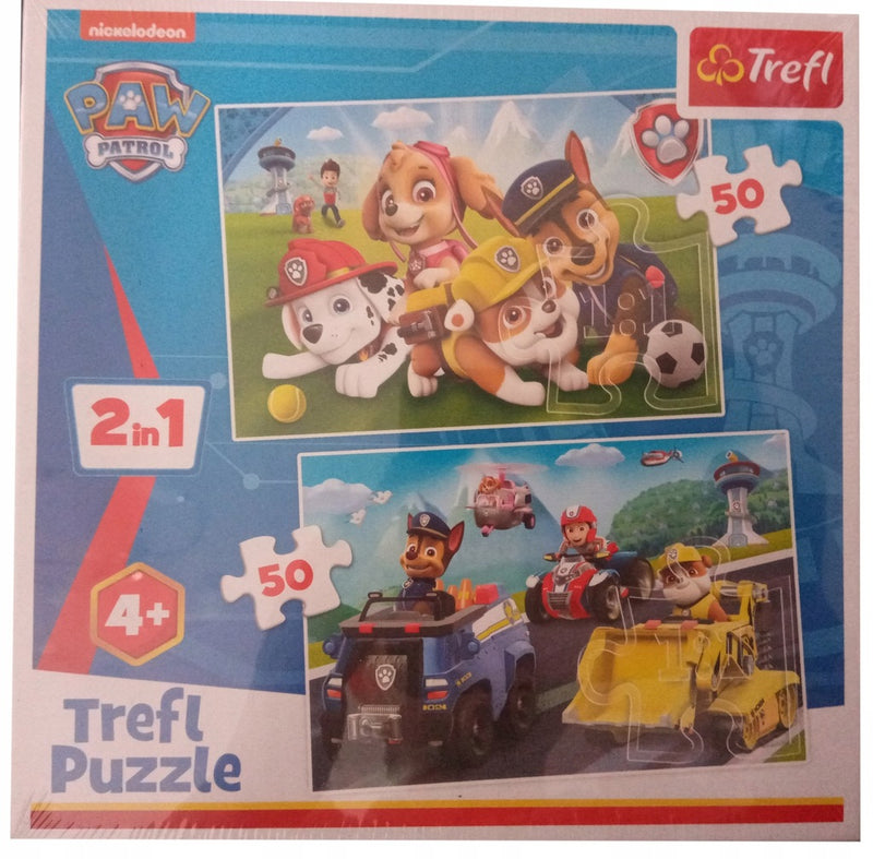 Zabawka TREFL PUZZLE PSI PAW PATROL PIESKI CHASE SKYE 2w1 - kolekcjonerska premium zabawki Aseo dla dzieci