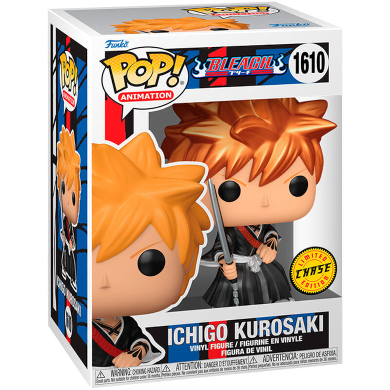 Figurka Funko POP Ichigo Kurosaki - Bleach Chase Edition - limitowana Shinigami orange hair rarity
