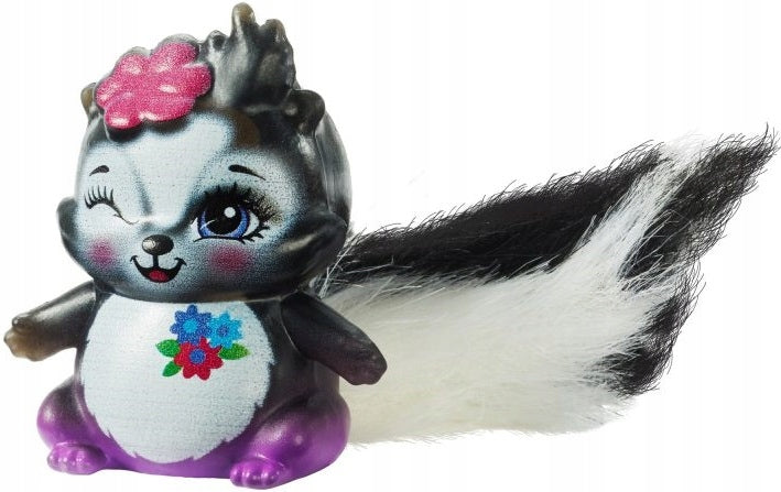 ENCHANTIMALS WONDERWOOD ZWIERZĄTKO SKUNK - widok 3 opakowania szczegoly zabawka kolekcja