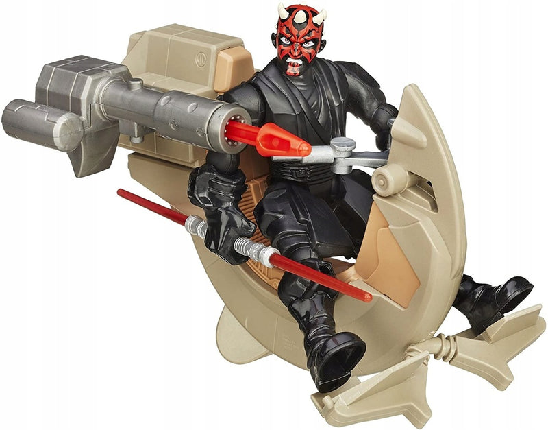 STAR WARS HERO MASHERS SITH SPEEDER + DA - widok 3 opakowania szczegoly zabawka kolekcja