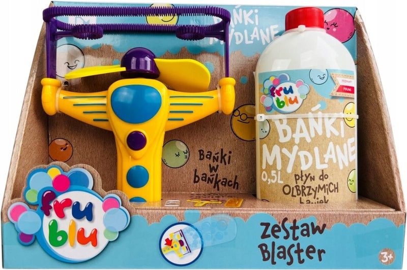 Zabawka FRU BLU BAŃKI MYDLANE ZESTAW BLASTER PŁYN TM TOYS - kolekcjonerska premium zabawki Aseo dla dzieci