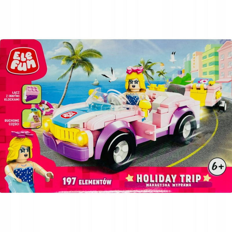 Zabawka KLOCKI ELEFUN HOLIDAY TRIP WAKACYJNA WYPRAWA 8817 - kolekcjonerska premium zabawki Aseo dla dzieci