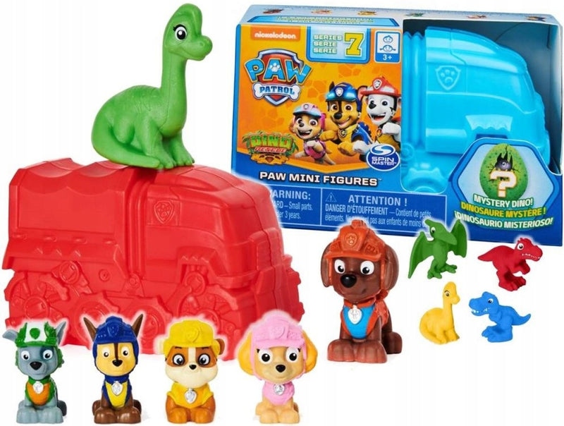 Zabawka PSI PATROL DINO RESCUE MINI FIGURKI NIESPODZIANKI - kolekcjonerska premium zabawki Aseo dla dzieci