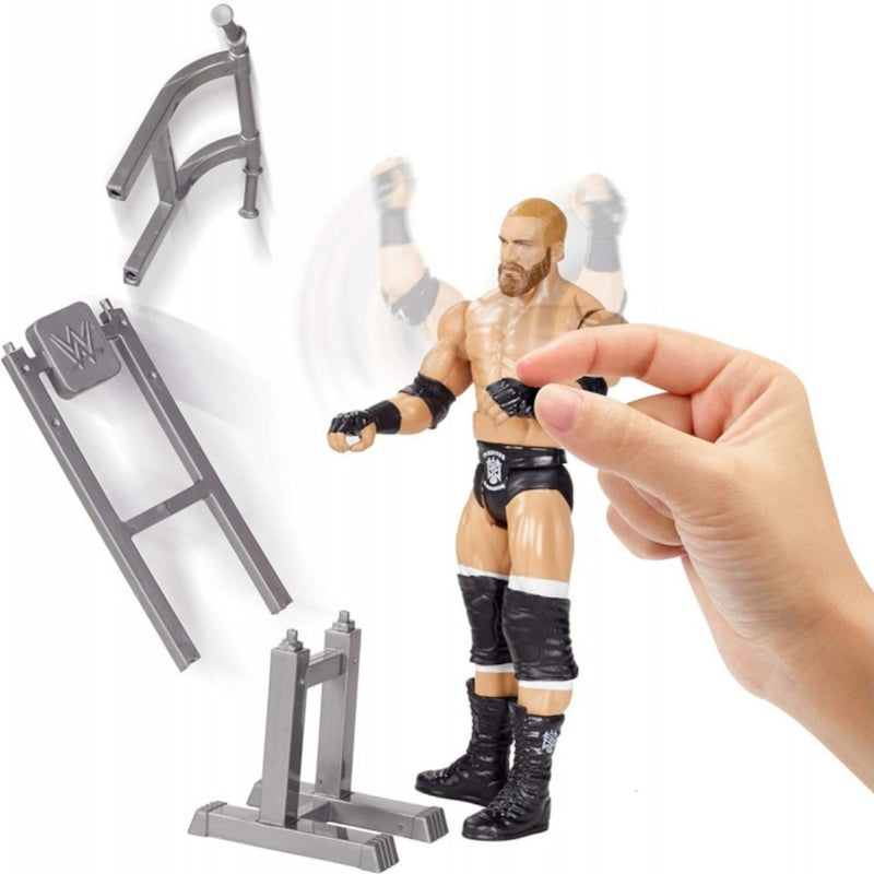 WWE WREKKIN' WRESTLING ORYGINALNA RUCHOM - widok 2 Mattel opakowanie szczegoly collectible
