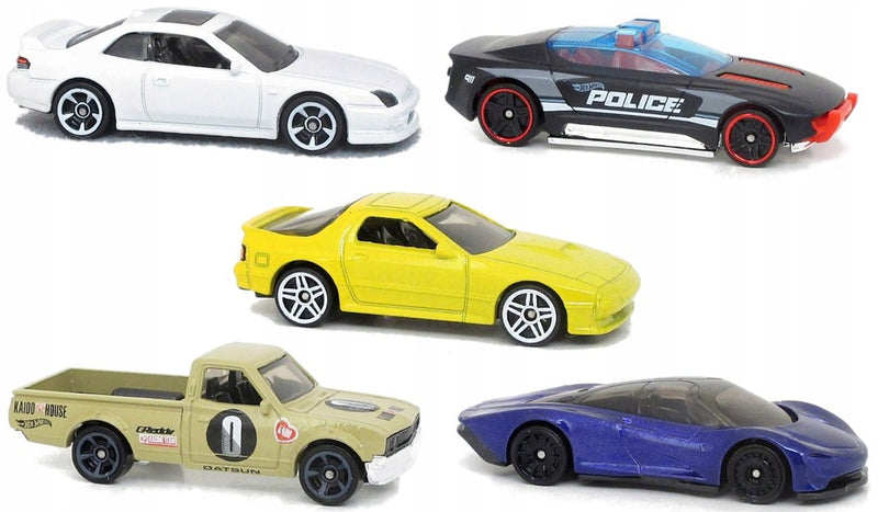 HOT WHEELS ZESTAW AUTEK 5-PAK NIGHTBURNE - widok 3 opakowania szczegoly zabawka kolekcja