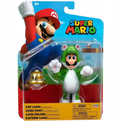 Zabawka SUPER MARIO JAKKS PACIFIC ORYGINALNA RUCHOMA  CAT  - kolekcjonerska premium zabawki Aseo dla dzieci