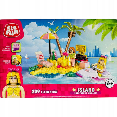 Zabawka KLOCKI ELEFUN ISLAND EGZOTYCZNE WAKACJE 8818 - kolekcjonerska premium zabawki Aseo dla dzieci