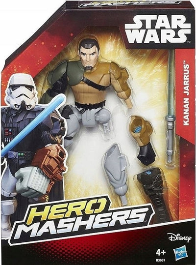 STAR WARS HERO MASHERS  JEDI KANAN JARRU - widok 2 opakowania szczegoly zabawka kolekcja
