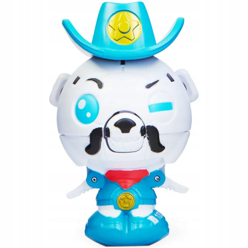 BAKUGAN BIAŁY HAOS SHERIFF CUBBO SPIN MA - widok 5 opakowania szczegoly zabawka kolekcja