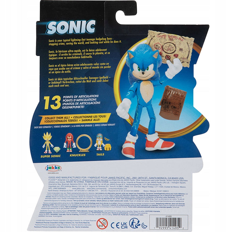 SONIC THE HEDGEHOG 2 MOVIE JAKKS PACIFIC - widok 6 opakowania szczegoly zabawka kolekcja