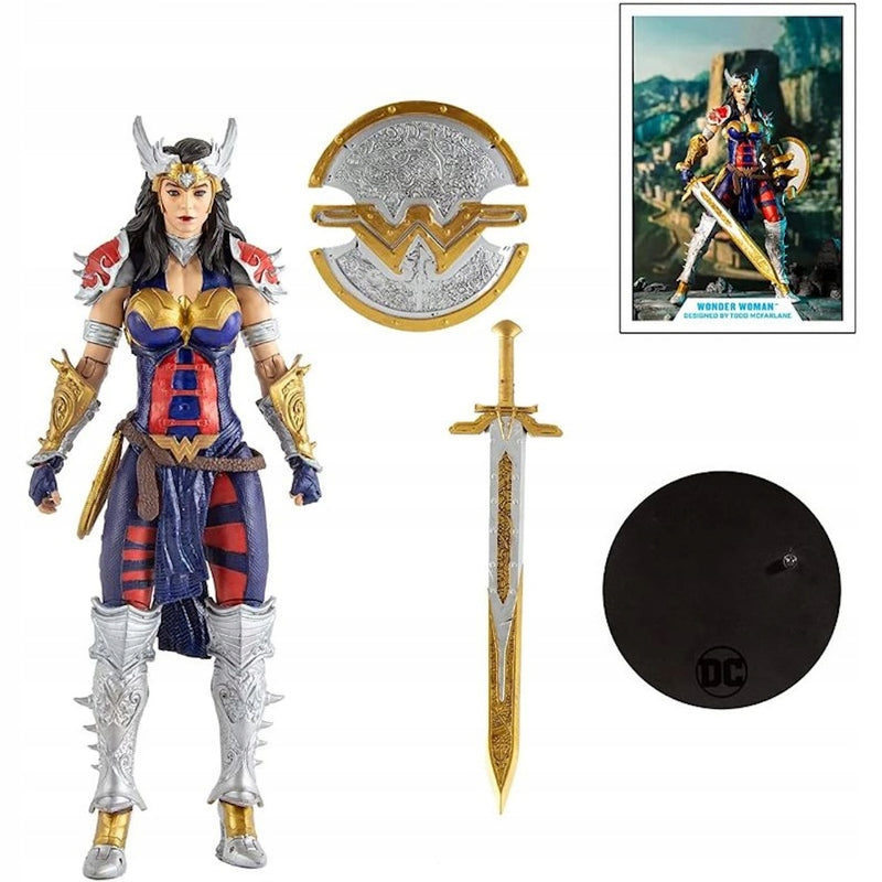 DC MULTIVERSE MCFARLANE TOYS  WONDER WOM - widok 3 opakowania szczegoly zabawka kolekcja
