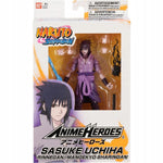 Zabawka NARUTO SHIPPUDEN ANIME HEROES SASUKE UCHIHA RINNEG - kolekcjonerska Bandai premium dla dzieci