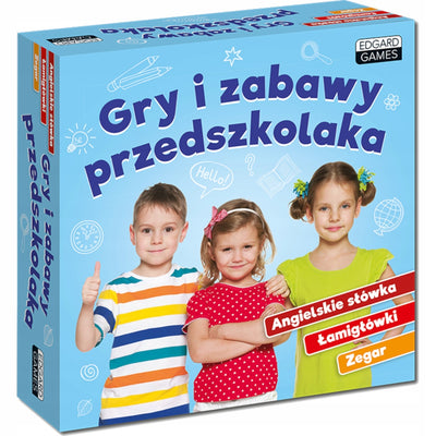 Zabawka GRY I ZABAWY PRZEDSZKOLAKA GRA EDUKACYJNA ŁAMIGŁÓW - kolekcjonerska premium zabawki Aseo dla dzieci