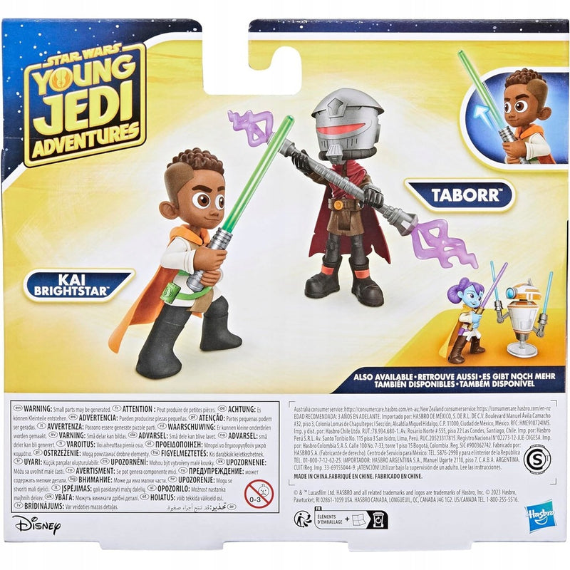 STAR WARS PRZYGODY MŁODYCH JEDI ZESTAW F - widok 4 opakowania szczegoly zabawka kolekcja