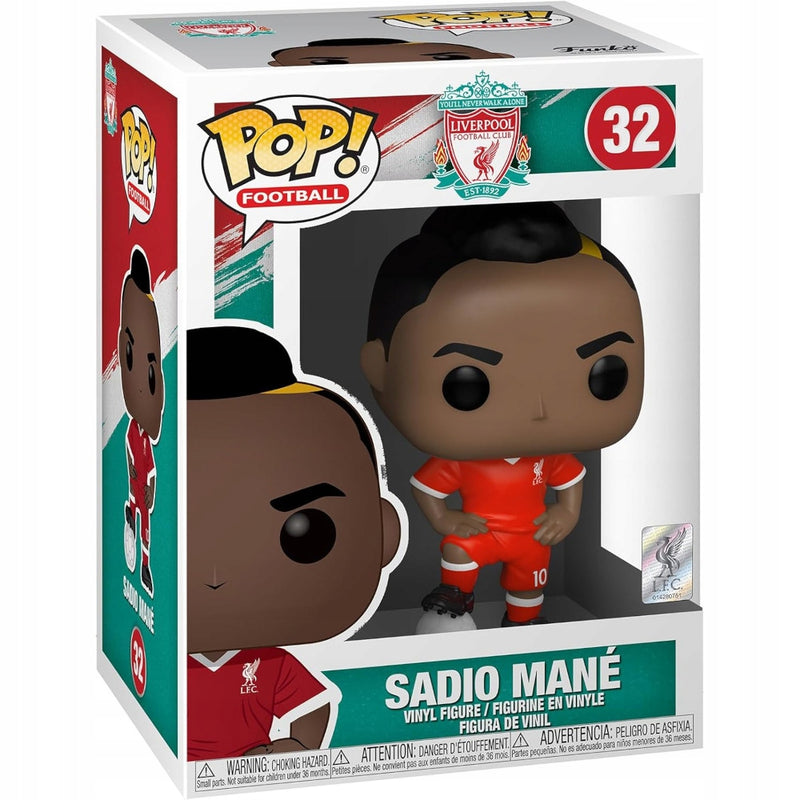 Figurka Funko POP FOOTBALL SERIES LIVERPOOL F.C.  10 SADIO MANÉ - kolekcjonerska premium dla fanow kolekcjoner