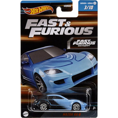 Zabawka HOT WHEELS FAST AND FURIOUS SERIA 3 AUTKO KOLEKCJO - kolekcjonerska Mattel premium dla dzieci