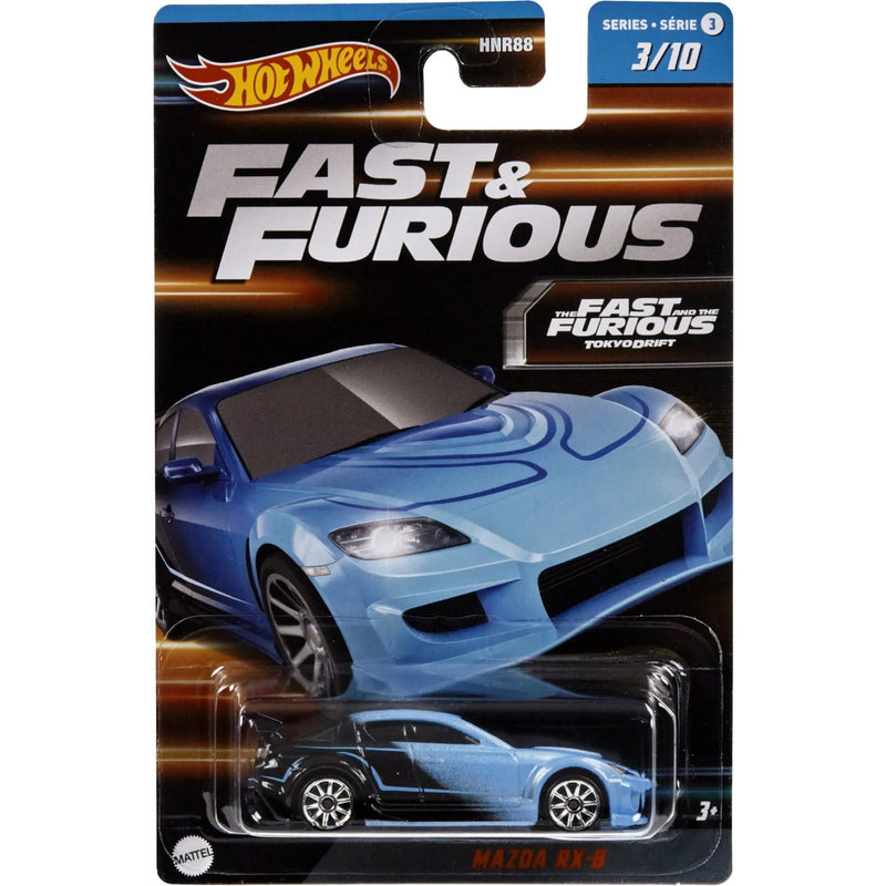 Zabawka HOT WHEELS FAST AND FURIOUS SERIA 3 AUTKO KOLEKCJO - kolekcjonerska Mattel premium dla dzieci