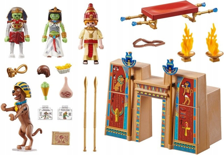 PLAYMOBIL SCOOBY-DOO! PRZYGODA W EGIPCIE - widok 2 opakowania szczegoly zabawka kolekcja