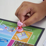 MONOPOLY JUNIOR ŚWINKA PEPPA GRA HASBRO  - widok 7 opakowania szczegoly zabawka kolekcja