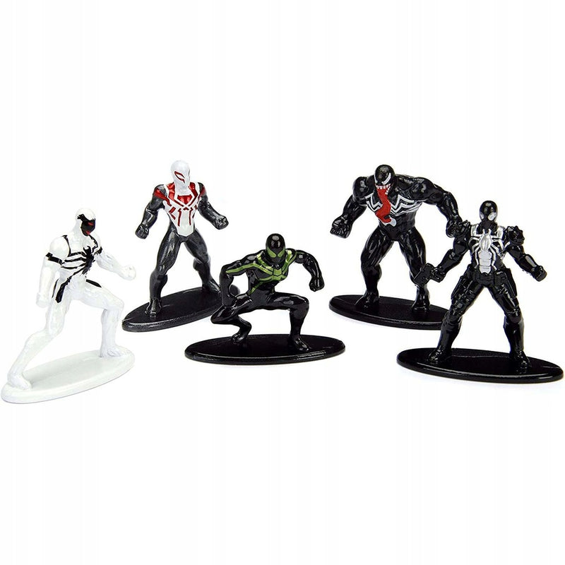 MARVEL SPIDER-MAN NANO METALFIGS ZESTAW  - widok 4 opakowania szczegoly zabawka kolekcja