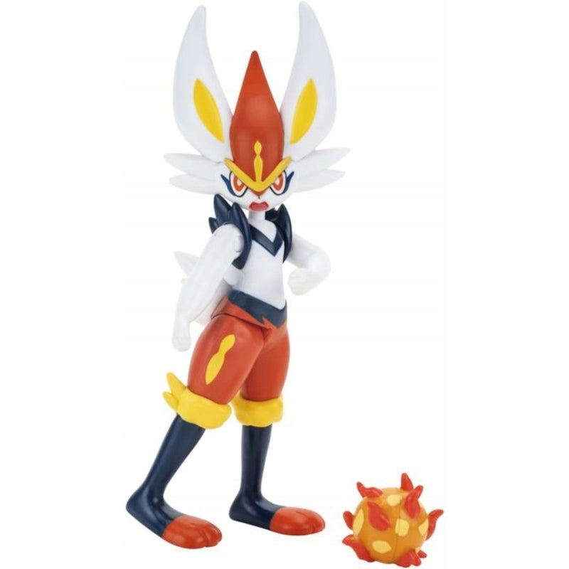 POKEMON ORYGINALNA  DELUXE CINDERACE - widok 2 opakowania szczegoly zabawka kolekcja