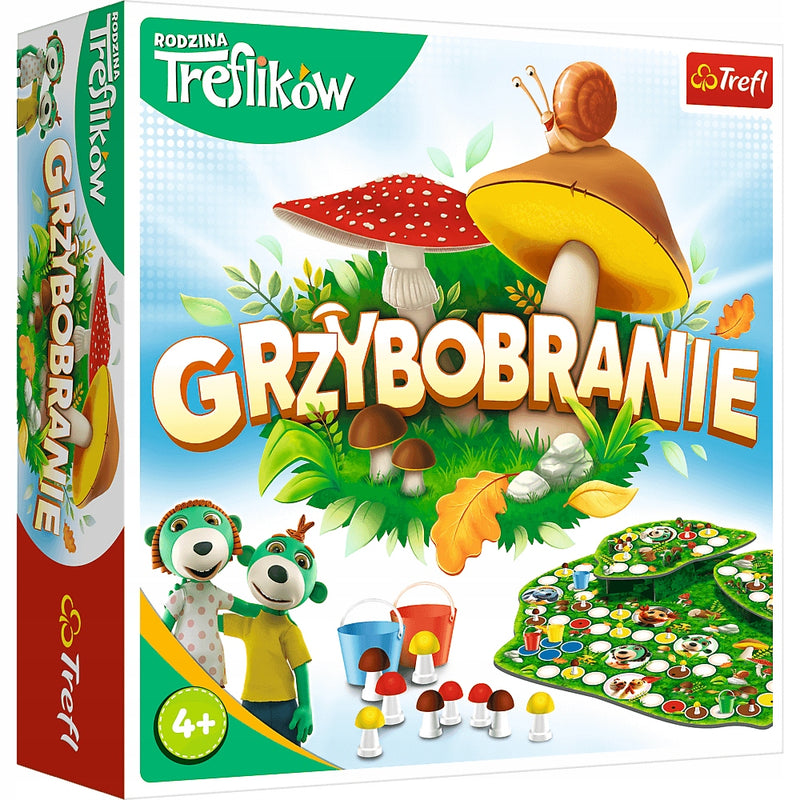 Zabawka GRZYBOBRANIE RODZINA TREFLIKÓW GRA PLANSZOWA RODZI - kolekcjonerska premium zabawki Aseo dla dzieci
