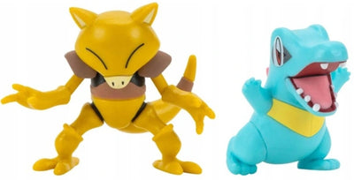 FIGURKI POKEMON ZESTAW 2 PAK ABRA + TOTO - widok 2 opakowania szczegoly zabawka kolekcja