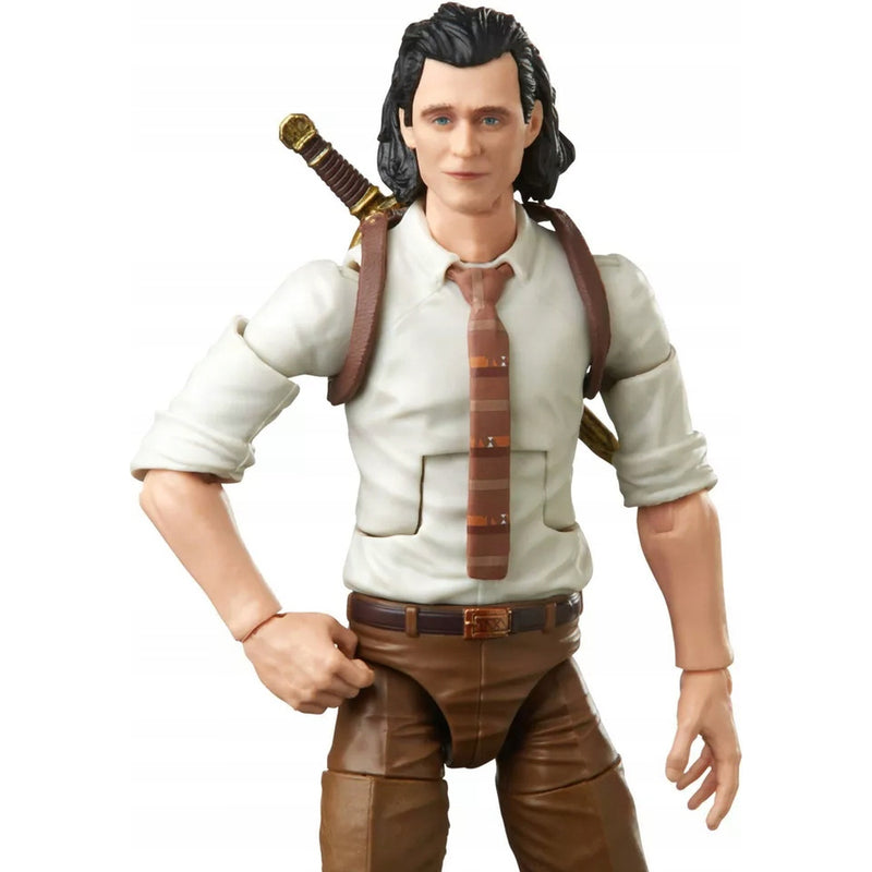 MARVEL LEGENDS RUCHOMA  LOKI + AKCESORIA - widok 4 opakowania Hasbro szczegoly kolekcja