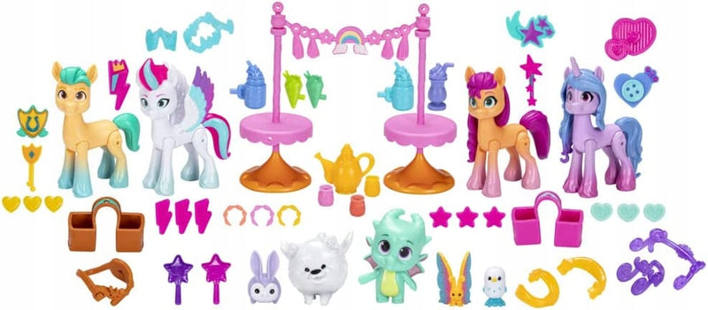MY LITTLE PONY PRZYJACIELE Z ZATOKI GRZY - widok 4 opakowania szczegoly zabawka kolekcja