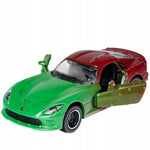 MAJORETTE COLOR CHANGERS AUTO DODGE SRT  - widok 2 opakowania szczegoly zabawka kolekcja