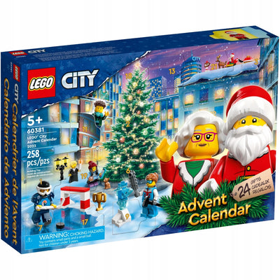 Zabawka LEGO CITY KALENDARZ ADWENTOWY 2023 60381 - kolekcjonerska premium zabawki Aseo dla dzieci