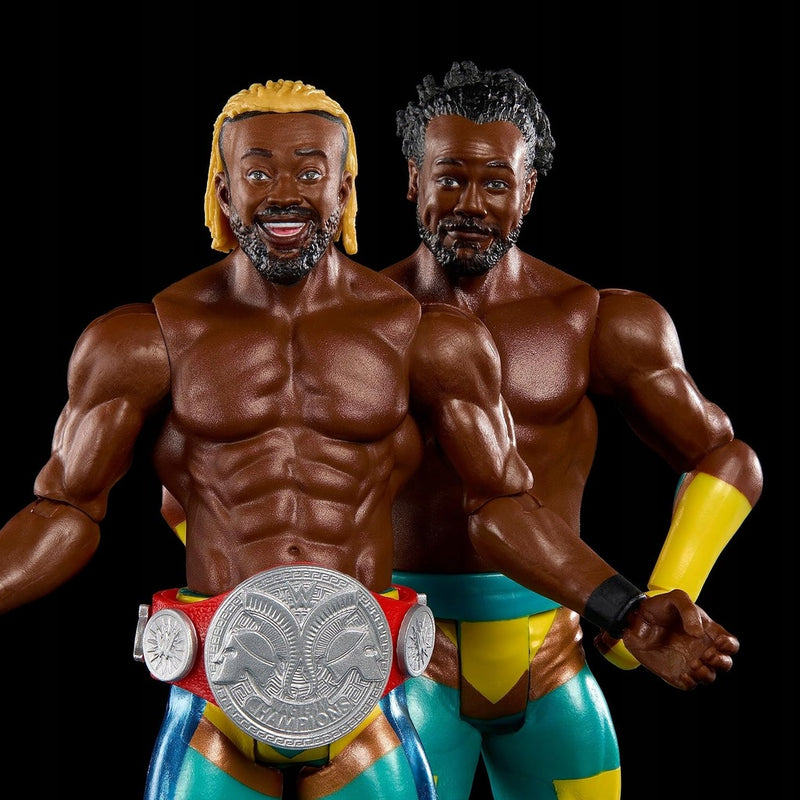 WWE CHAMPIONSHIP SHOWDOWN 2-PAK RUCHOME  - widok 5 opakowania szczegoly zabawka kolekcja